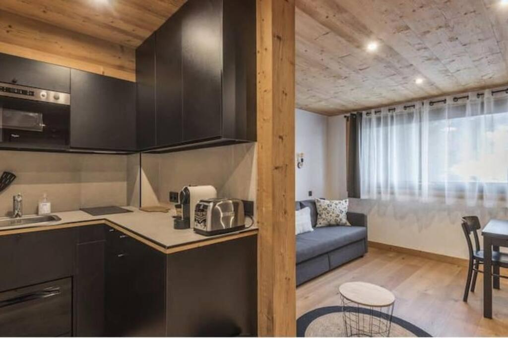 Apartament Charmant T2 Megeve, 10 Min A Pied Du Centre Zewnętrze zdjęcie