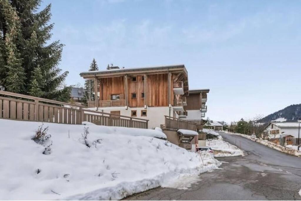 Apartament Charmant T2 Megeve, 10 Min A Pied Du Centre Zewnętrze zdjęcie